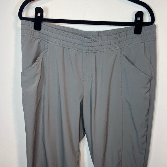 The North Face Pants Gray Pull On Drawstring Pockets Straight Leg Gorpcore Sz 16 - Picture 2 of 11